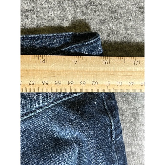 Lacoste Jeans Straight Fit‎ Dark Wash Stretch Waist Womens Size 42x30 - Picture 3 of 12